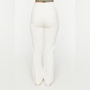 Forever 21 White Corduroy Pants with Square Pocket